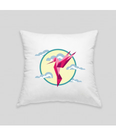 Hummingbird cushion